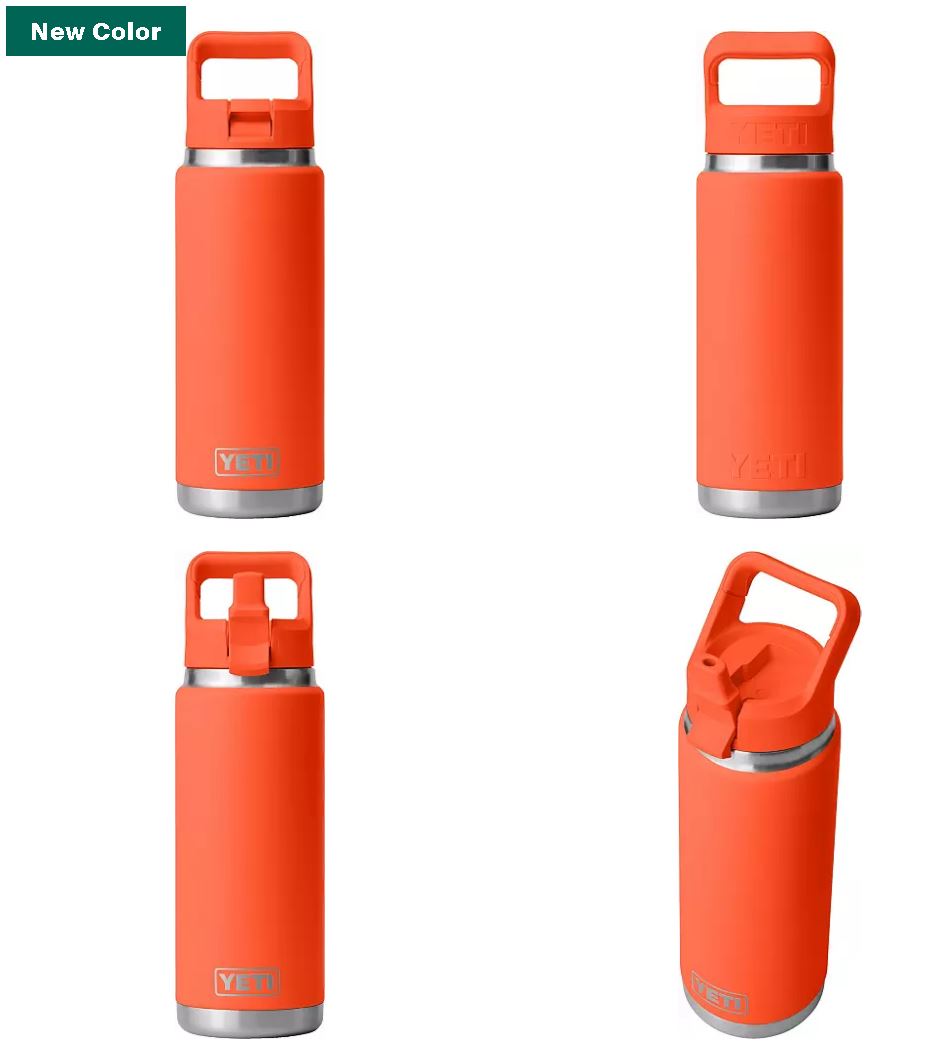 YETI 26 oz. Rambler Bottle with Color-Matched Straw Cap