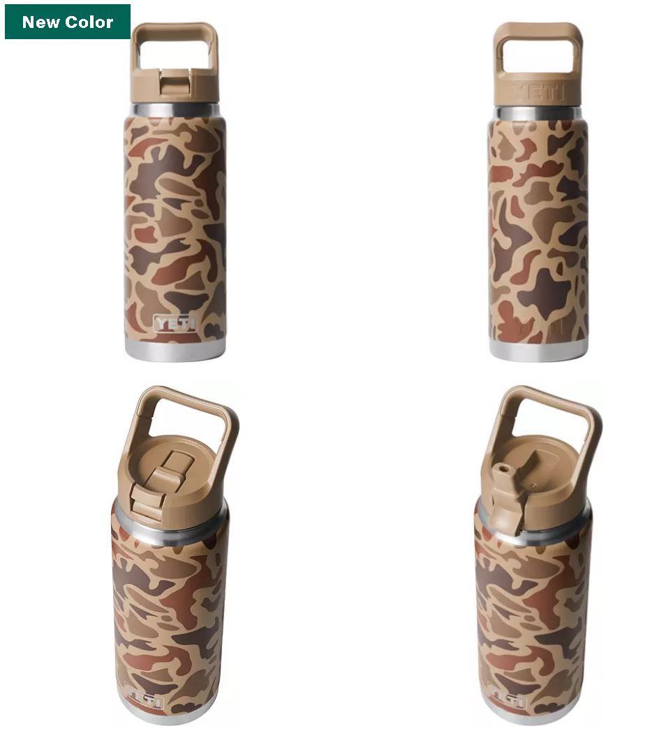 YETI 26 oz. Rambler Bottle with Color-Matched Straw Cap