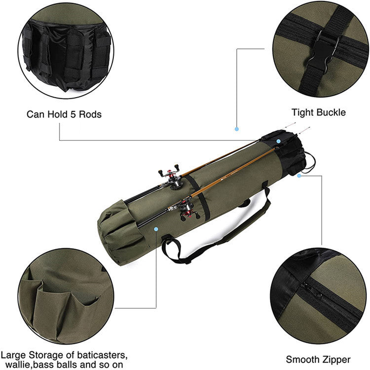 Cylinder Fishing Rod Bag – Outdoor Gear Storage
