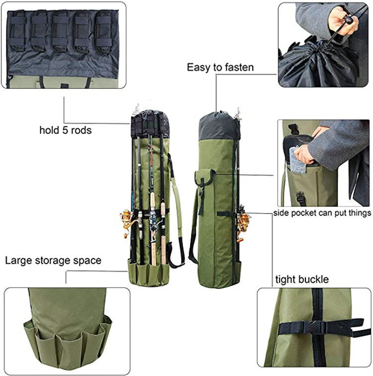 Cylinder Fishing Rod Bag – Outdoor Gear Storage