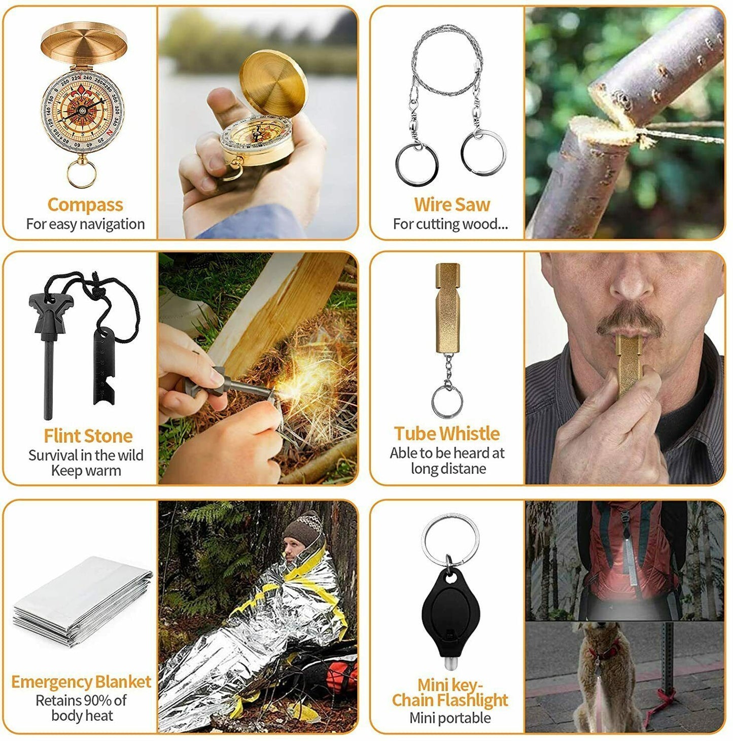 14-in-1 Survival Kit – Outdoor & Camping Gear