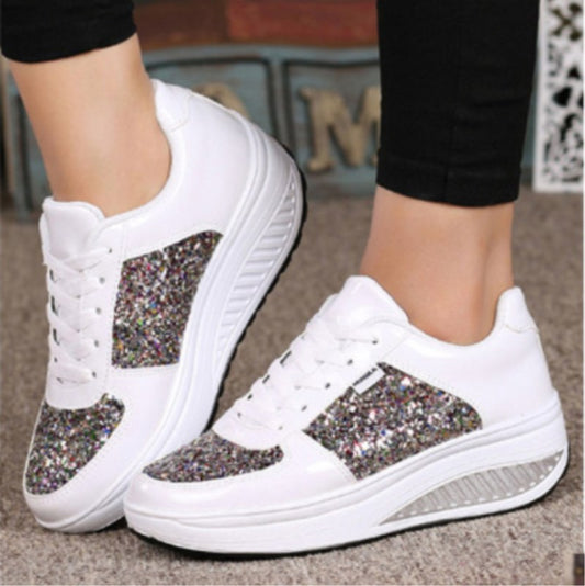 Sequin Sneakers – Sparkle Style for Women