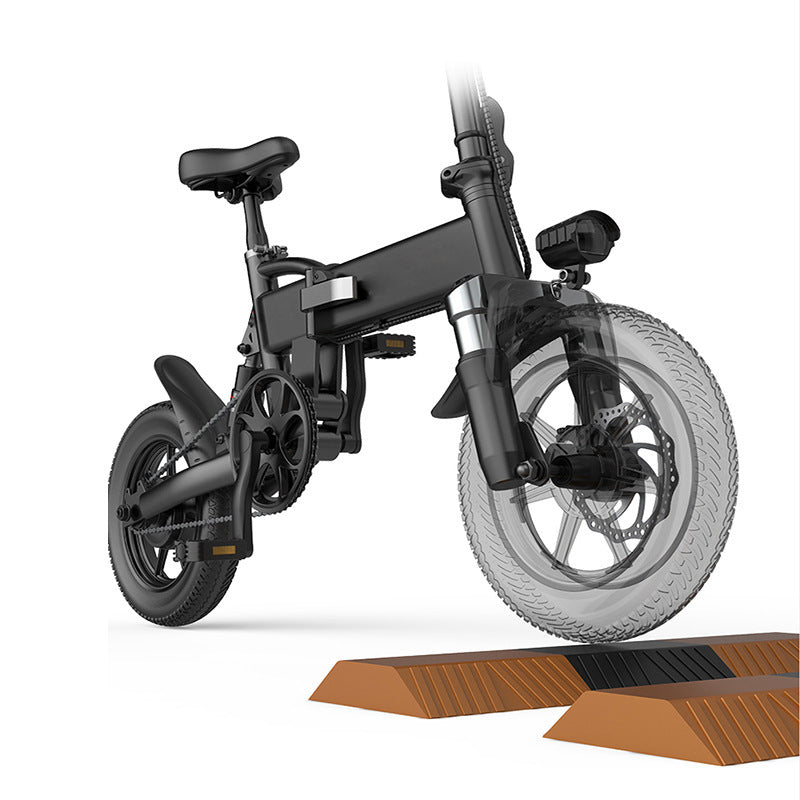 14-Inch Lithium Electric Bicycle – Compact & Portable E-Bike