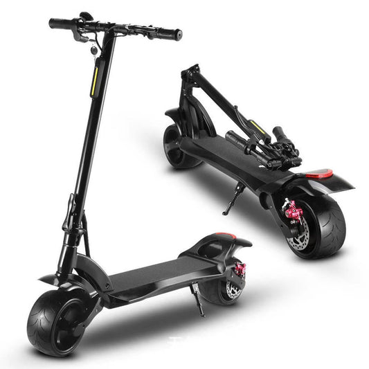 Double Drive Folding Electric Scooter with Wide Tires