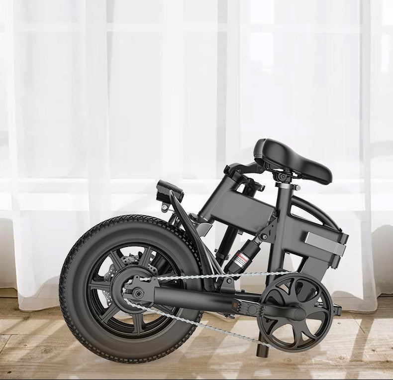 14-Inch Lithium Electric Bicycle – Compact & Portable E-Bike