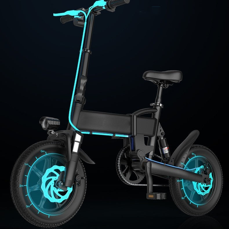 14-Inch Lithium Electric Bicycle – Compact & Portable E-Bike
