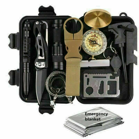 14-in-1 Survival Kit – Outdoor & Camping Gear